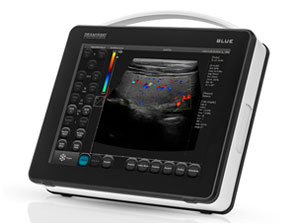 mobilny przenośny ultrasonograf blue do badania pacjentów w stanach nagłych